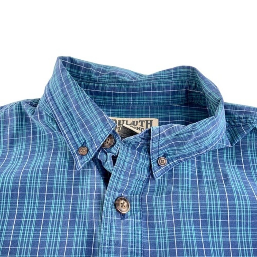 Duluth Long Sleeve Button Down Shirt in Blue - Picture 2 of 4